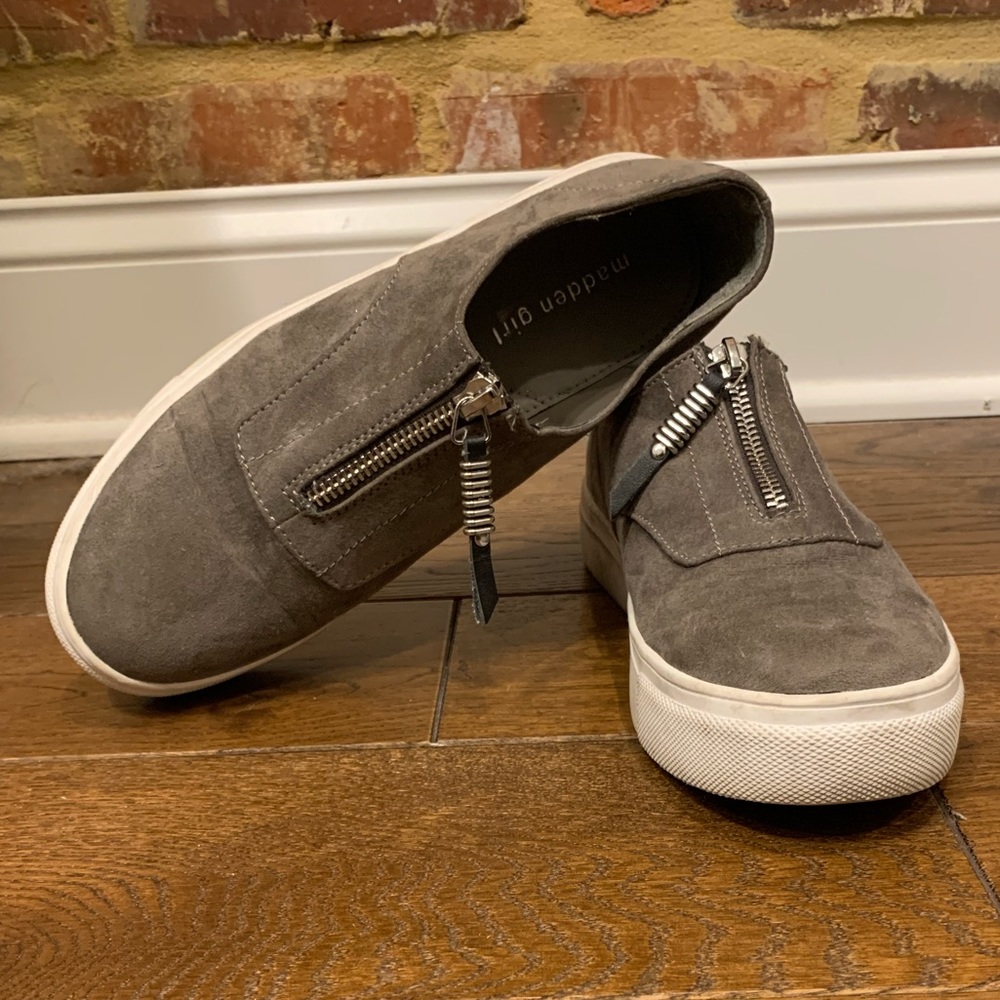 Madden Girl zip-up sneaker